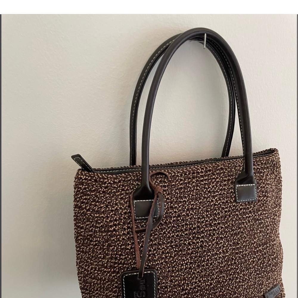 🆕 The Sak Elliot Lucca Brown Crochet Handbag - Picture 7 of 12